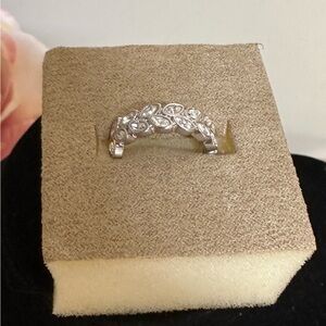 Touchstone Crystal Olympia Ring - Size 8